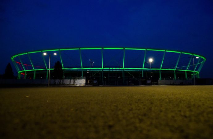 Stadion Śląski na zielono. Zwrócił uwagę na osoby zmagające się z MPD