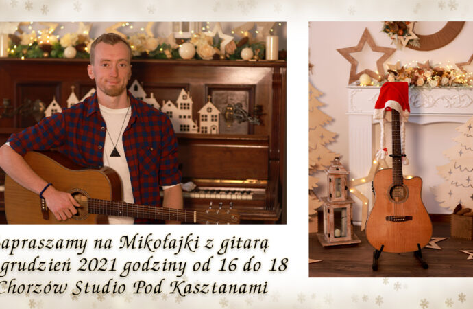 Mikołajki z gitarą w Studio Pod Kasztanami