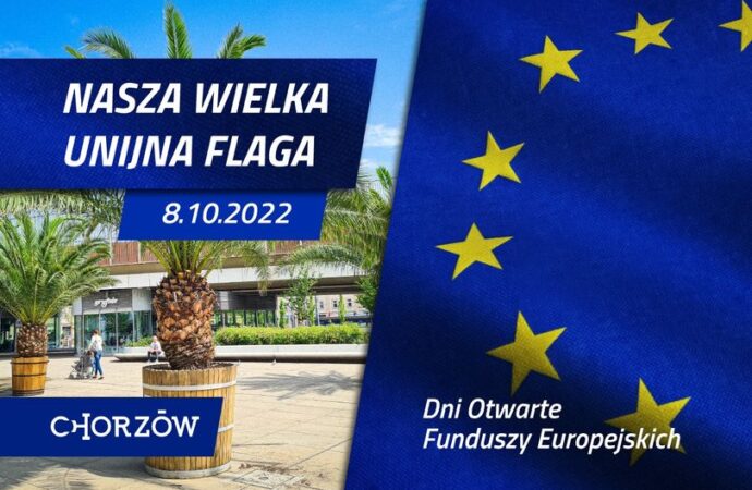 Miasto zaprasza na wydarzenie „Nasza wielka unijna flaga”
