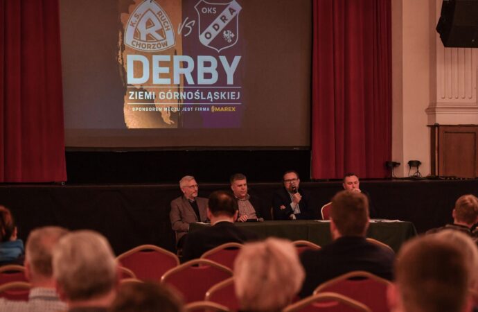„Właśnie to są derby, to jest Górny Śląsk!”. Debata przed meczem Ruch – Odra (zdjęcia)