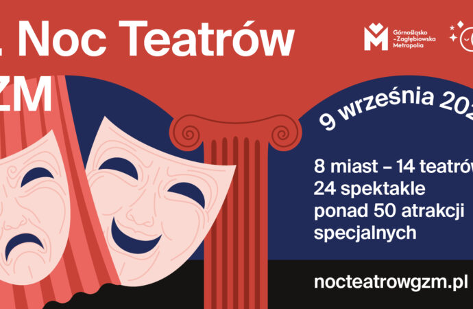 Kurtyna w górę! Zapraszamy na Noc Teatrów GZM